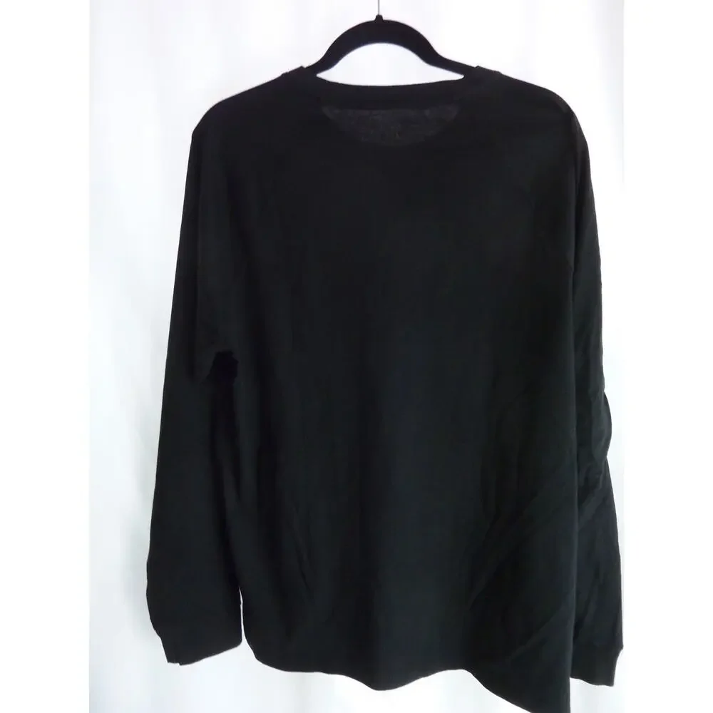 NWOT Everlane Mens Black Long Sleeve Shirt L - Picture 6 of 6